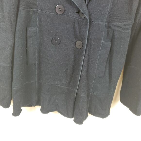 Burning Torch Cashmere Double Breasted Peacoat Sweater/Coat Size XS - Picture 4 of 12